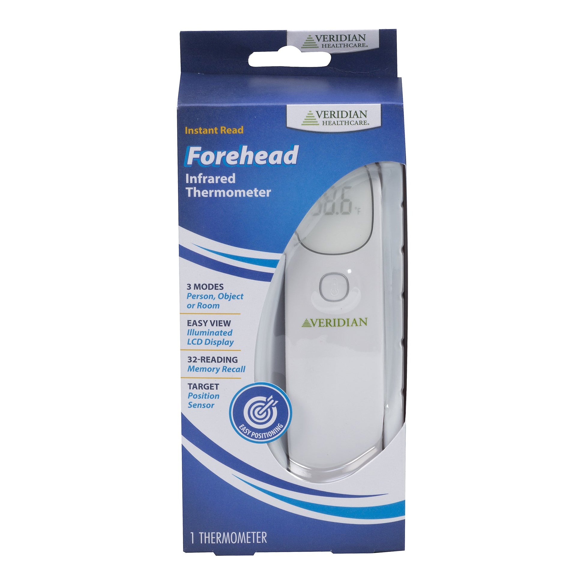 Veridian Healthcare Non-Contact Infrared Thermometer Case of 24 