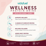 Vidafuel Wellness Protein Drink with Collagen and Whey 