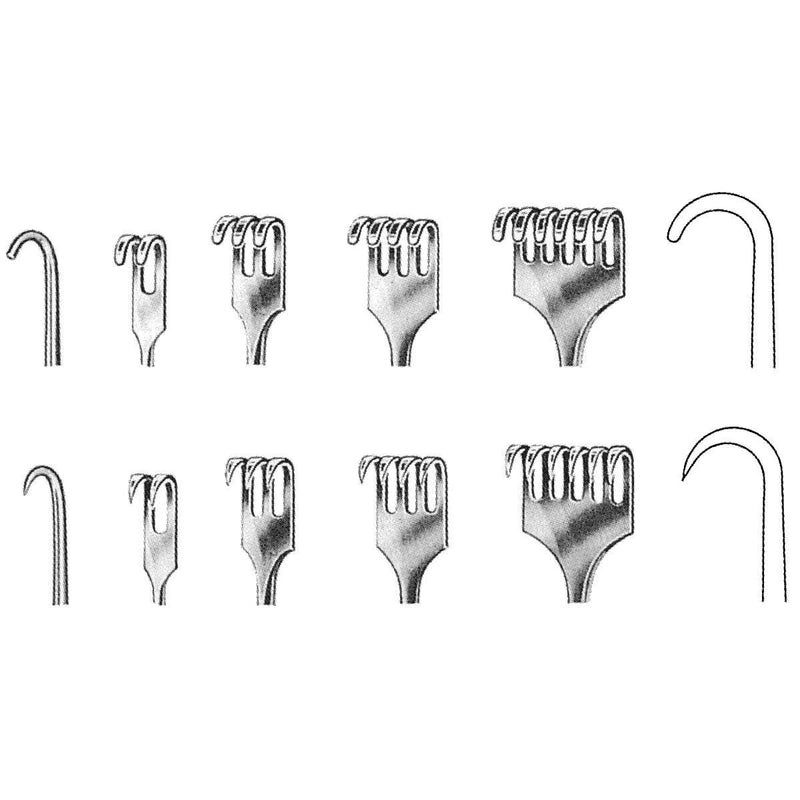 Medline Konig Volkmann Retractors 8.75" 