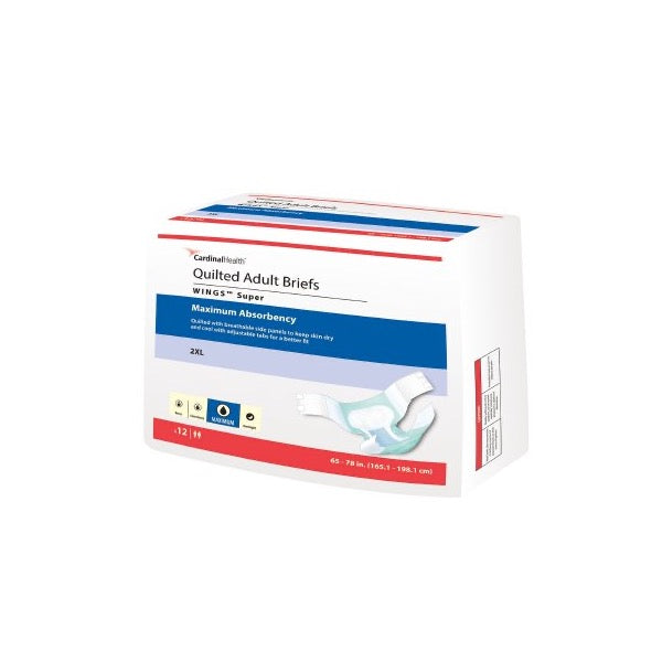 Wings Super Quilted Briefs 2XL 1 Bag 