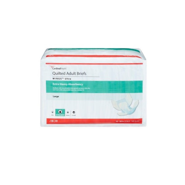 Wings Ultra Quilted Briefs Large Bag of 18 