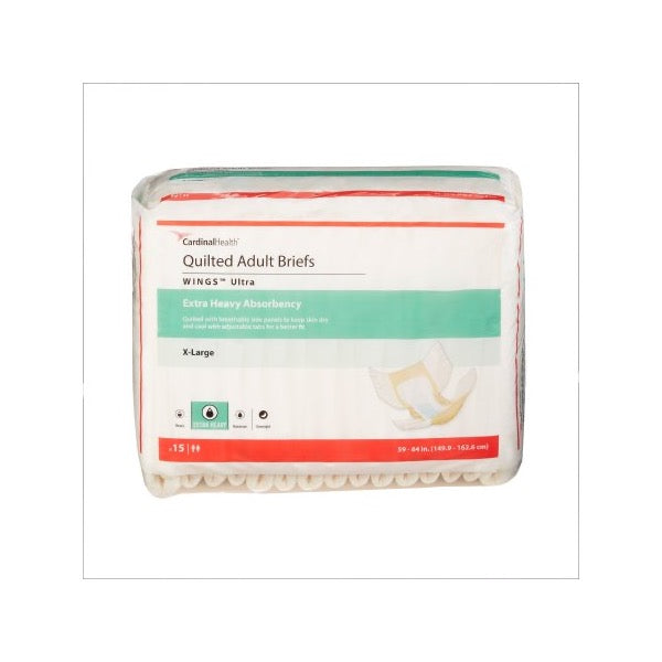 Wings Ultra Quilted Briefs Large Bag of 18 