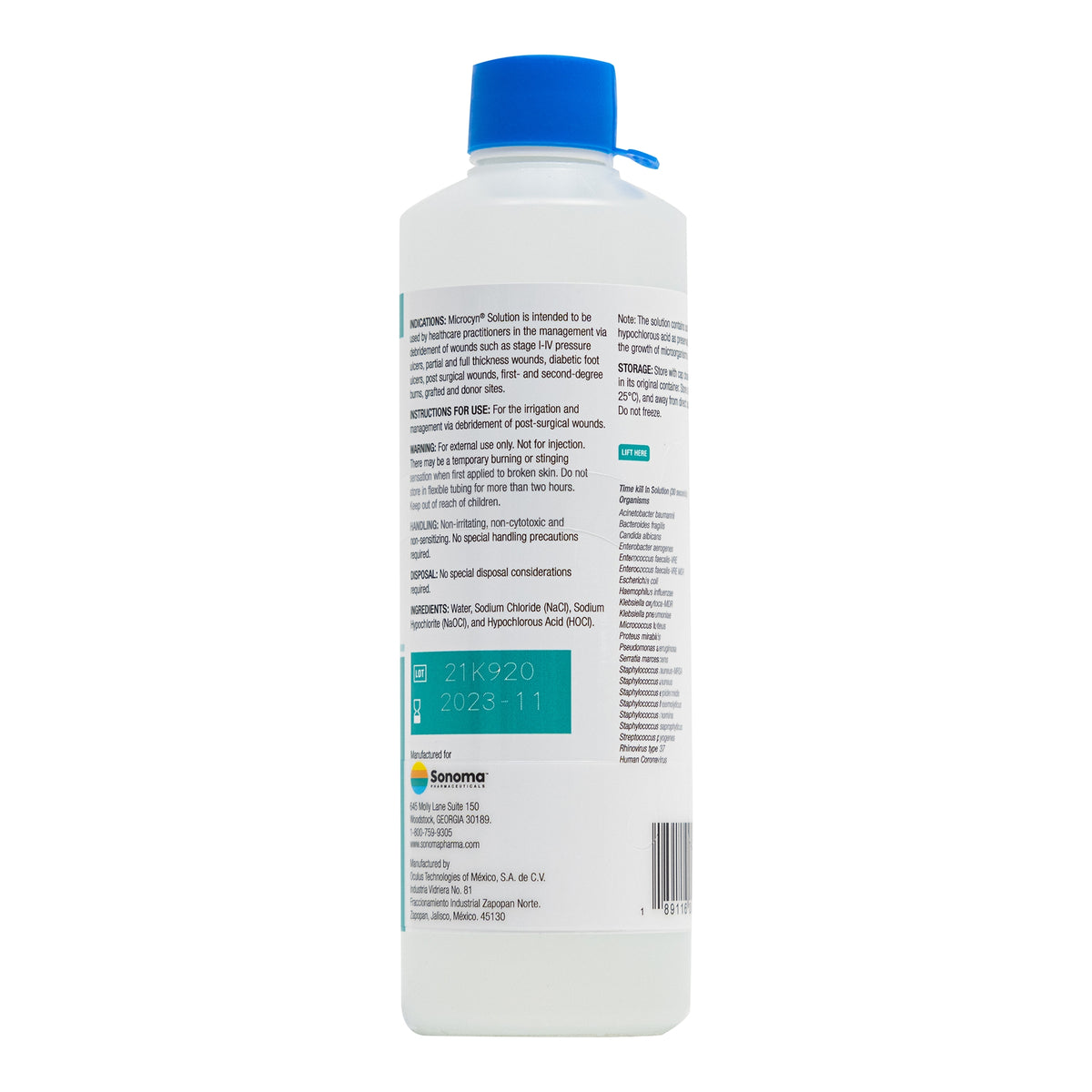 Wound Cleanser Microcyn® NonSterile Antimicrobial 8 oz. 