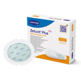 Zetuvit Plus Silicone Dressings Border Super Absorbent Dressing 3" x 3" 1 Each 