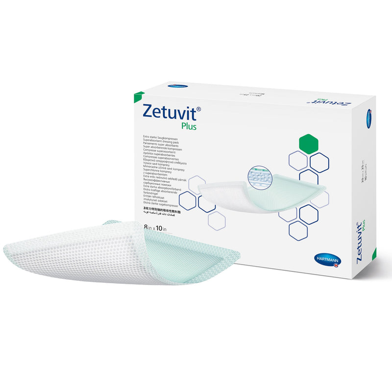 Zetuvit® Plus Sterile Superabsorbent Dressing 4" x 4" 1 Each 