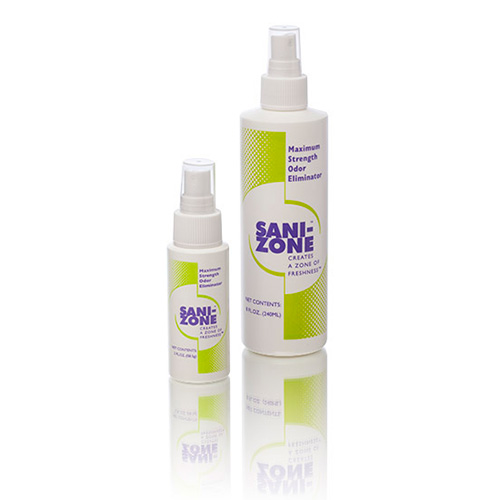 Sani-Zone Maximum Strength Odor Eliminator: 8 oz. Spray, 1 Each (QD1008A)