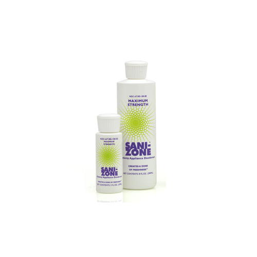 Sani-Zone Ostomy Appliance Deodorant: 8 oz. bottle, 1 Each (QD1008OD)