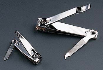 Toenail Clippers with File: Nail Clippers, Box of 12 (TEINI1122)