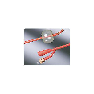 Bardex Lubricath: 20 Fr 30 Cc Red Latex Coude Catheter, 1 Each (0103L20)