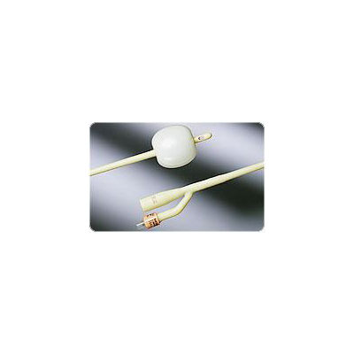 Bardex Infection Control 2-Way Foley Catheter 14 fr 5 cc: , Case of 12 (0165SI14)