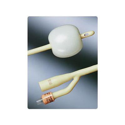Bardex Infection Control 2-Way Foley Catheter 16 fr 5 cc: , Case of 12 (0165SI16)