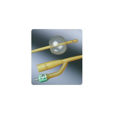 Bardex Lubricath 2-Way Latex Foley Catheter 14 fr 5 cc, Female: , Case of 12 (0169L14)