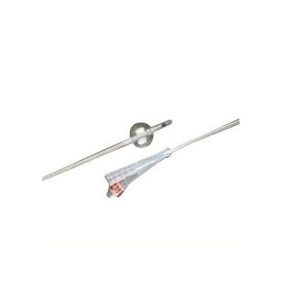 Bardex Infection Control 2-Way 100% Silicone Foley Catheter 16 fr 5 cc: , Case of 12 (0170SI16)