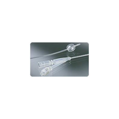 2-Way 100% Silicone Foley Catheter 10 fr 3 cc: , Case of 12 (165810)