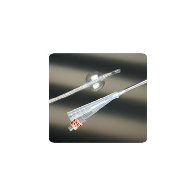 Lubri-Sil Infection Control 2-Way 100% Silicone Foley Catheter 24 fr 5 cc: , Case of 12 (1758SI24)