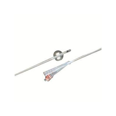 Bardex Infection Control 2-Way 100% Silicone Foley Catheter 24 fr 30 cc: , Case of 12 (1768SI24)