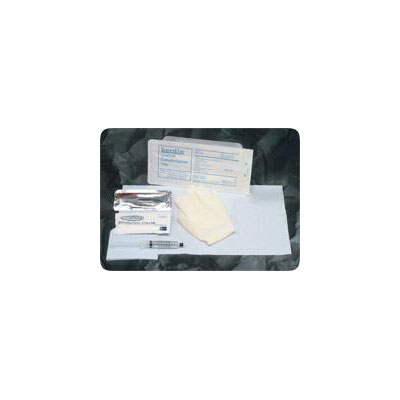 BARDIA Insertion Tray with 30cc Syringe and PVI Swabs, without Catheter and Bag, Sterile: , Case of 20 (802030)