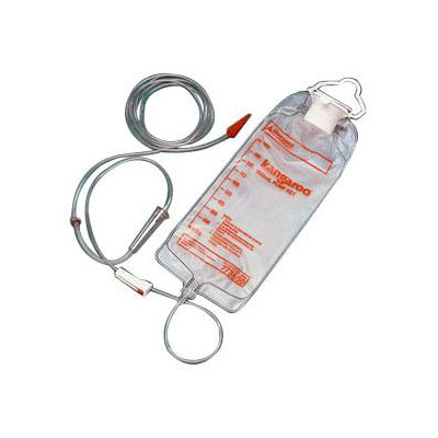 Kangaroo Pump Set: 1600ml Graduated Bag, 1 Each (8884704805)