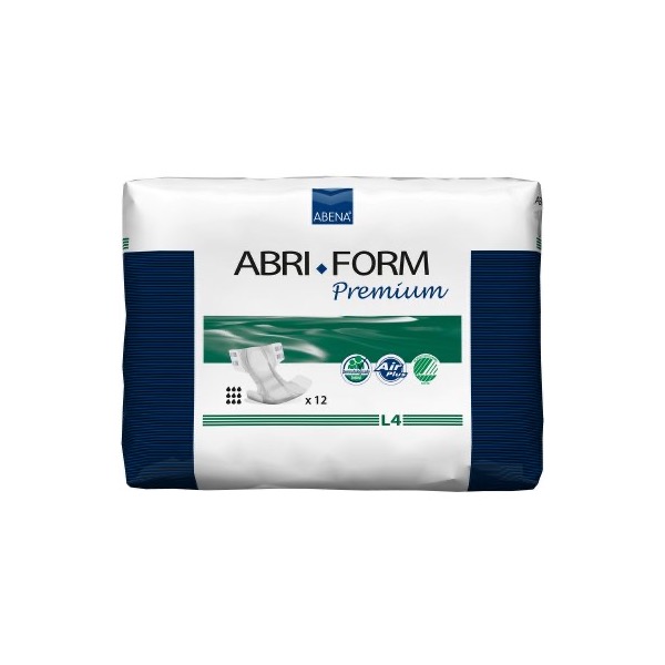 Abena Abri-Form Premium Briefs: Large, Bag of 12 (43068)