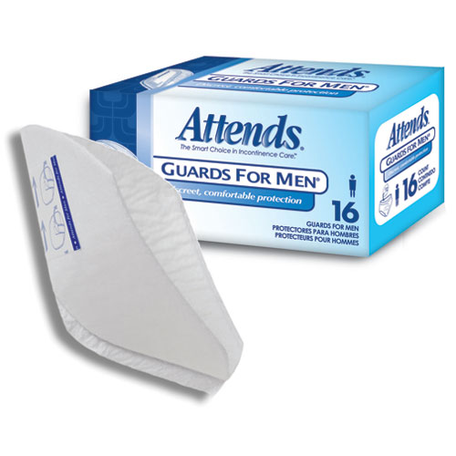Attends Guards for Men: Adult, Case of 64 (MG0400)