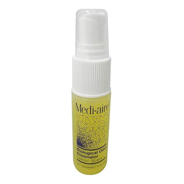 Medi-Aire Biological Odor Eliminator, Lemon Scent: 1 oz. Spray, 1 Each (7000L)