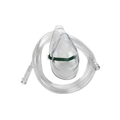 Simple Oxygen Mask, Adult: , Case of 50 (64049)