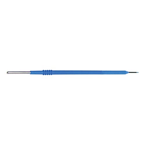 Blue Silk Non-Stick PTFE Coated Electrodes: Cross to MegaDyne 0016M, Box of 12 (ES0016M)