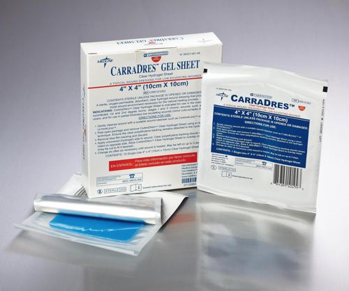 https://woundcare.healthcaresupplypros.com/buy/advanced-wound-care/hydrogels/sheets/carradres-clear-hydrogel-sheets