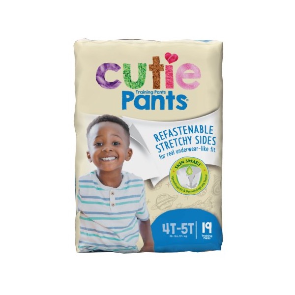 Cutie Pants Potty Training Pants for Boys: Over 35 lbs., Case of 76 (CR9007)