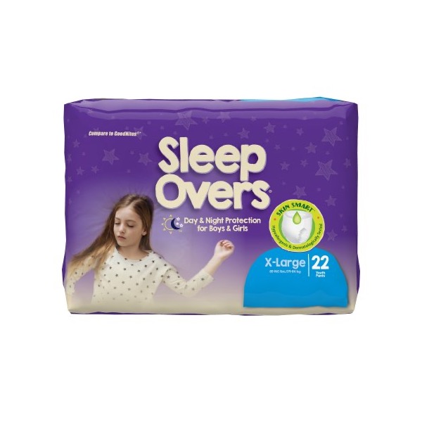 Cuties Sleep Overs Youth Briefs: 85 to 140 lbs., Case of 88 (SLP05303)