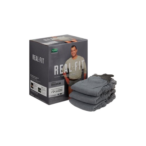 Depend Real Fit Underwear For Men: Large/XL, Case of 24 (50983)