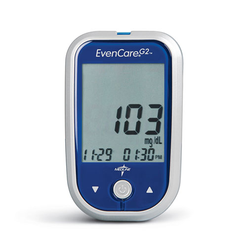 EvenCare G2 Blood Glucose Meter: 103 mg/dL, 1 Each (MPH1540)