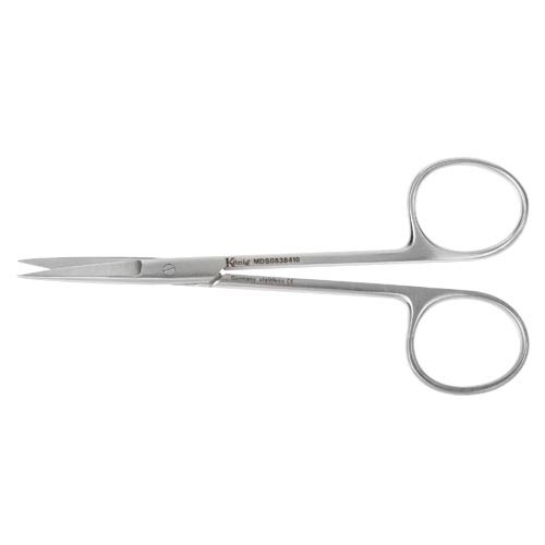 Ophthalmic Scissors, Straight, Sh/Sh, 4", 10 cm: , 1 Each (MDS0838410)