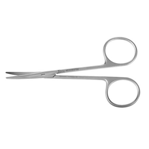 Strabismus Scissors, Curved, Bl/Bl, 4 1/2", 11 cm: , 1 Each (MDS0837111)