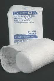 Gazetex Bandage Rolls: 2-1/2" x 108", Case of 100 (9321)