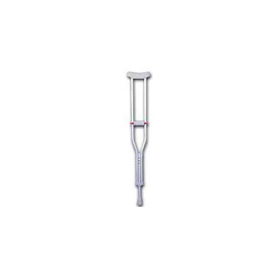 Guardian Red Dot Tall Adult Push-button Auxiliary Crutches 52" - 60": , Case of 16 (G90-214-8)