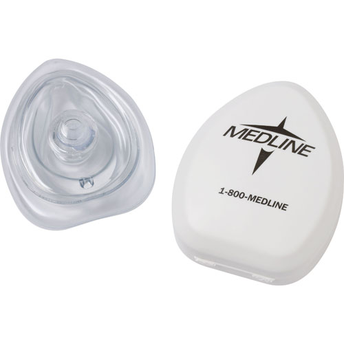 Mouth-to-Mask Resuscitator - Mouth-to-Mask Resuscitator w/Valve: , Case of 12 (HCS64184)