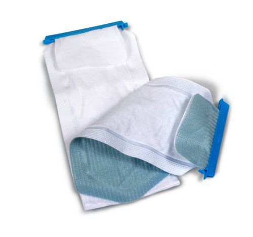 Refillable Ice Bag - Clamp Closure, Bilateral Style: , Case of 24 (NON4430)