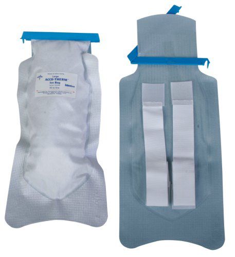 Refillable Ice Bag - Clamp Closure, Hook and Loop: 6½" x 14", Case of 30 (NON4460)
