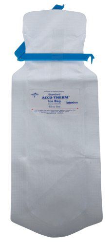 Refillable Ice Bag - Clamp Closure: 5" x 12", Case of 80 (NON4400)