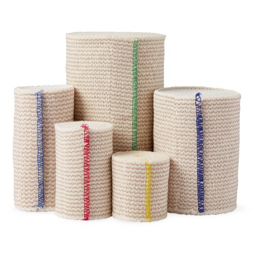 Matrix Elastic Velcro Bandages: 4" x 5 Yards, Box of 10 (MDS087004LFZ)