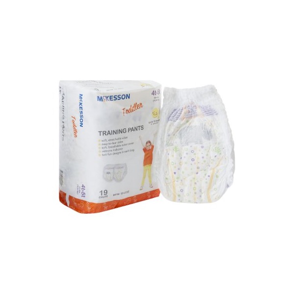 McKesson Potty Training Pants: Over 37 lbs., Case of 4 (TP-4T5T)
