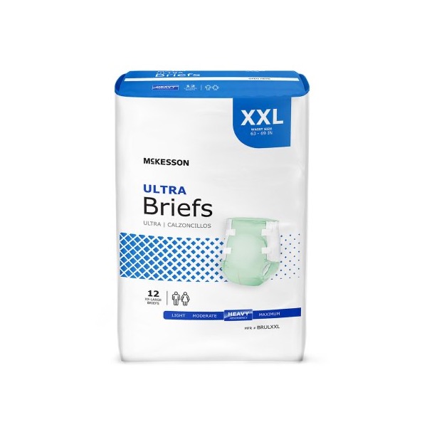 McKesson Ultra Briefs: 2XL, 1 Bag (BRULXXL)