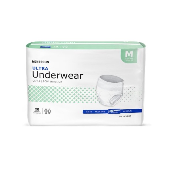 McKesson Ultra Underwear: Medium, Case of 4 (UWBMD)