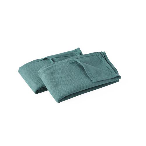 Sterile Virgin O.R. Towels: 4 Pack, Sterilized, Green, 17" x 27", Case of 20 (MDT2168104)