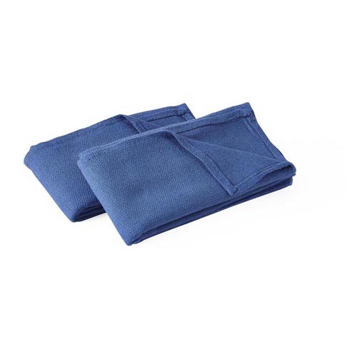 Sterile Virgin O.R. Towels: 1 Pack, Sterilized, Blue, 17" x 27", Case of 80 (MDT2168201)