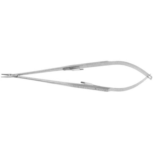 Castroviejo Straight Micro Needle Holder with Tungsten Carbide Inserts: 7-1/4", Straight, 1 Each (MDS2467618)