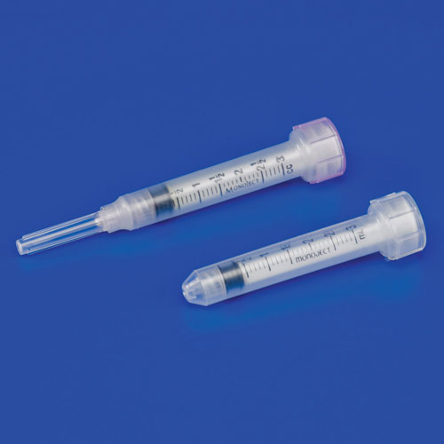 Monoject 3cc Syringes: 23 Gauge x 1", Box of 100