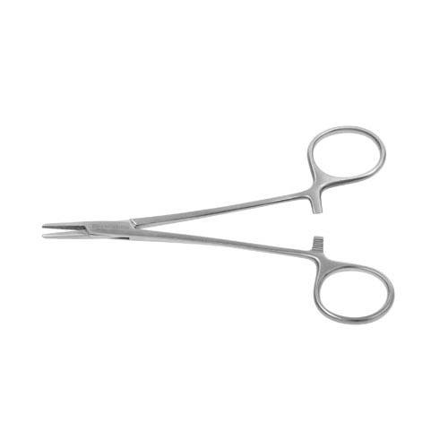 Needle Holders, Halsey - Cross serrated, 5", 13 cm: , 1 Each (MDS2414013)