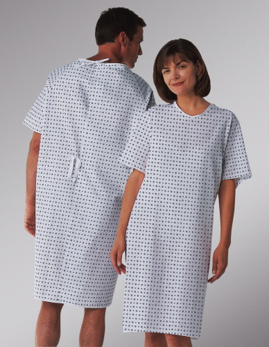 		Overlap Back Closure Gowns